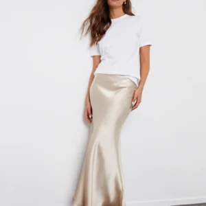 Luxe Satin Slip Skirt